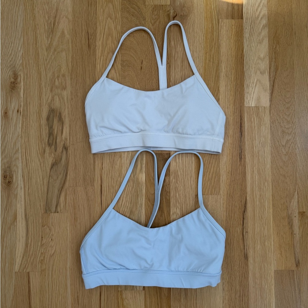 lululemon athletica Sports Bra bundle (blue and white)